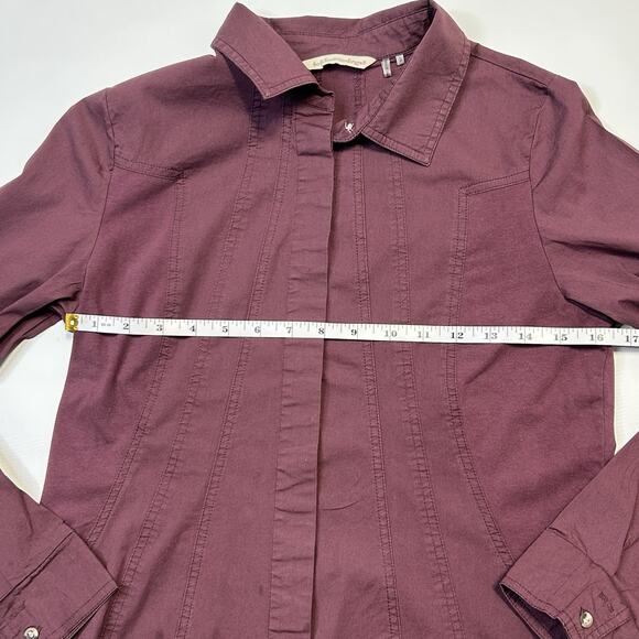 Soft Surroundings Seems Perfect Shirt Button Up Artsy Lagenlook Boho Size Small - Picture 8 of 10